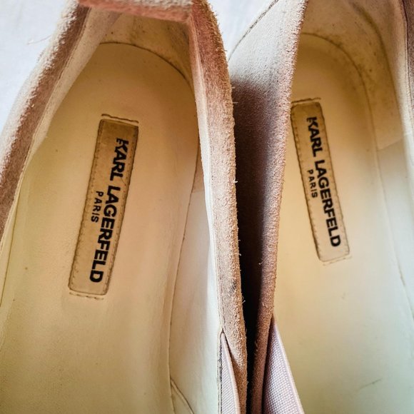 Karl Lagerfield Clement Suede Slip on Sneakers Wom - Picture 5 of 7